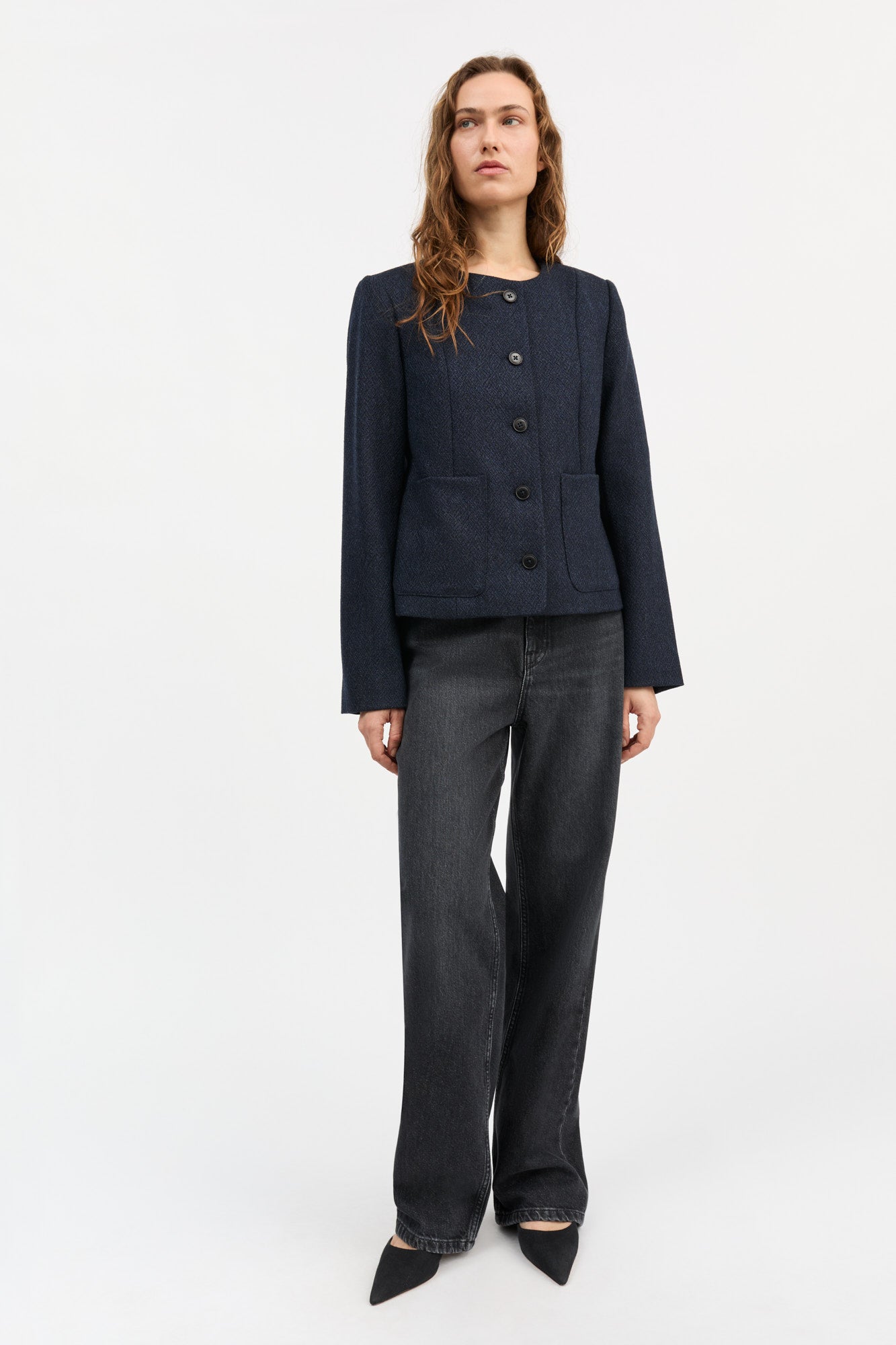 Skall Studio Mona jacket Jacket Navy black